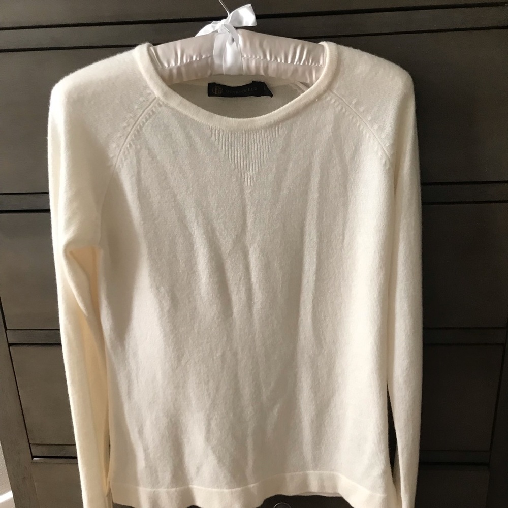 White sweater from The Limited